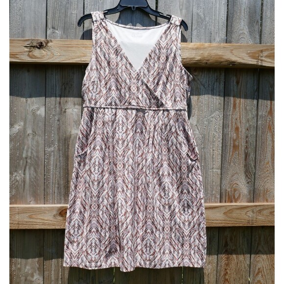 Eddie Bauer Dresses & Skirts - Eddie Bauer Dress Aster Crossover Outdoor Adventure Pockets Large Sleeveless
